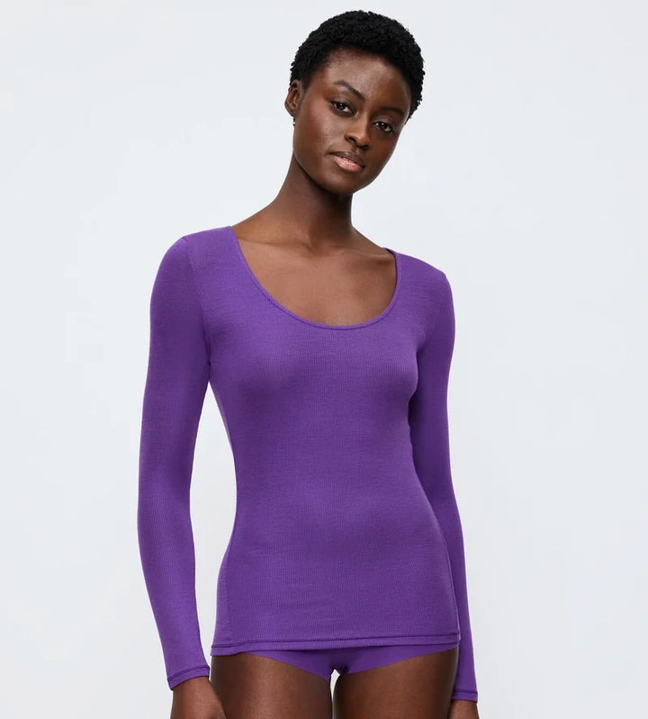 Triumph - Beauty Layers Scoop Neck Top Purple Haze