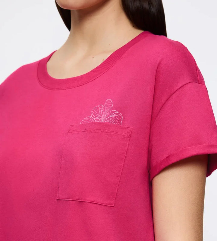 Triumph - Nightdresses Crew Neck Nighty Flashy Pink
