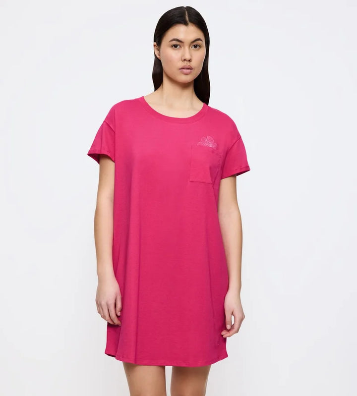 Triumph - Nightdresses Crew Neck Nighty Flashy Pink