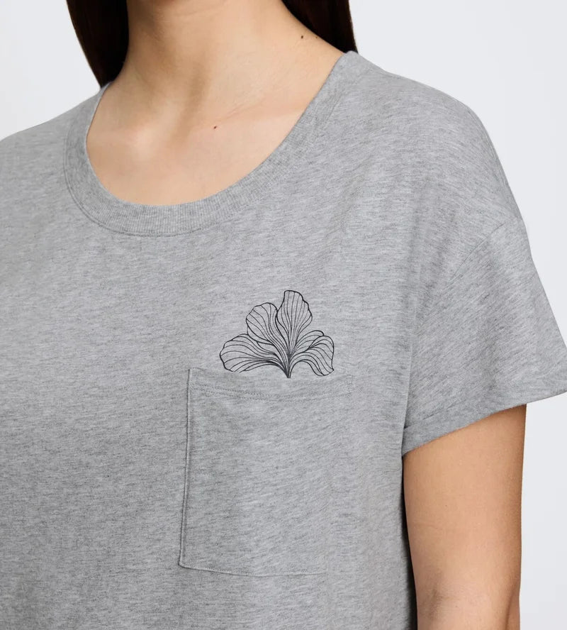 Triumph - Nightdresses Crew Neck Nighty Dark Grey Melange