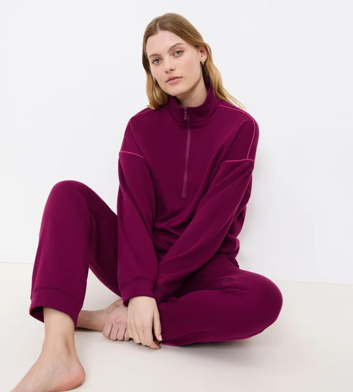 Triumph - Mywear Lounge Sweater Dark Wine