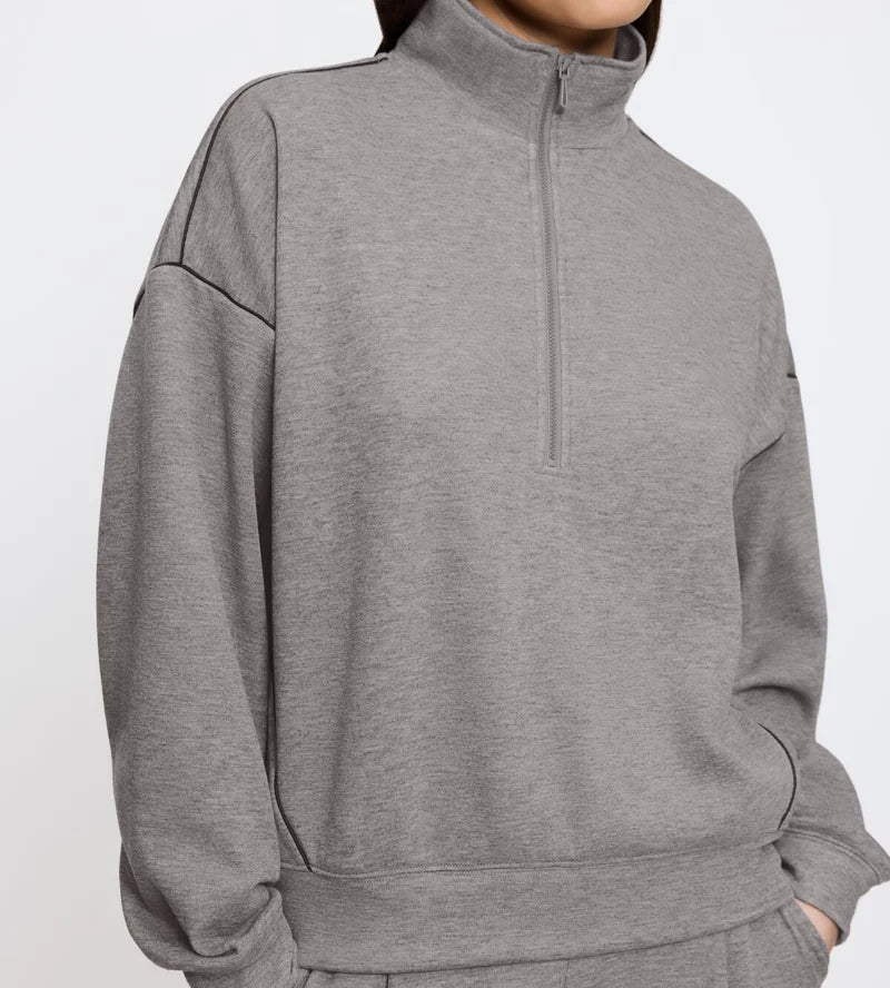 Triumph - Mywear Lounge Sweater Medium Grey Melange