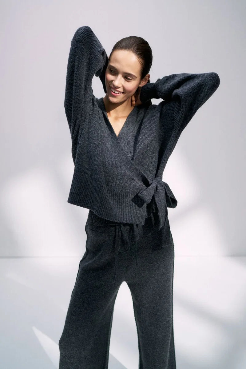 Triumph - Amourette Cozy Cardigan Dark Grey Melange