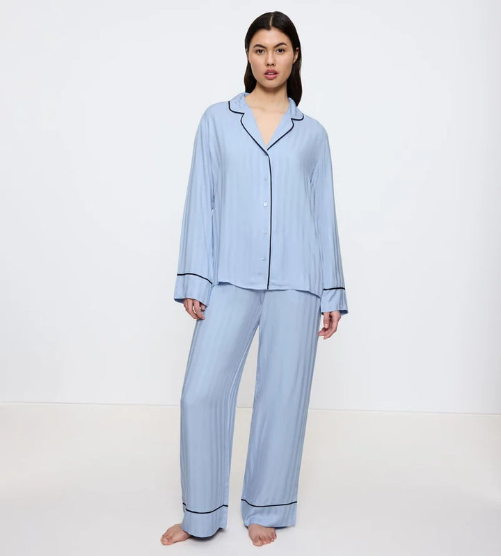 Triumph - Amourette Jacquard Pyjama Set Ice