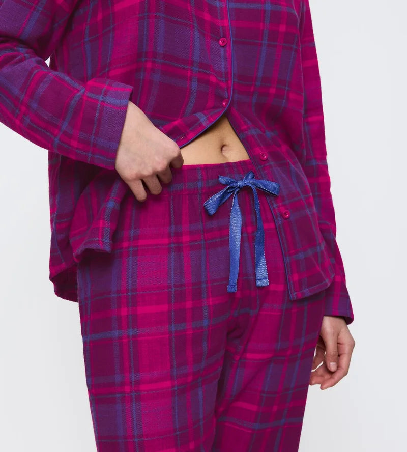 Triumph - Boyfriend Pyjama Set Red Combination