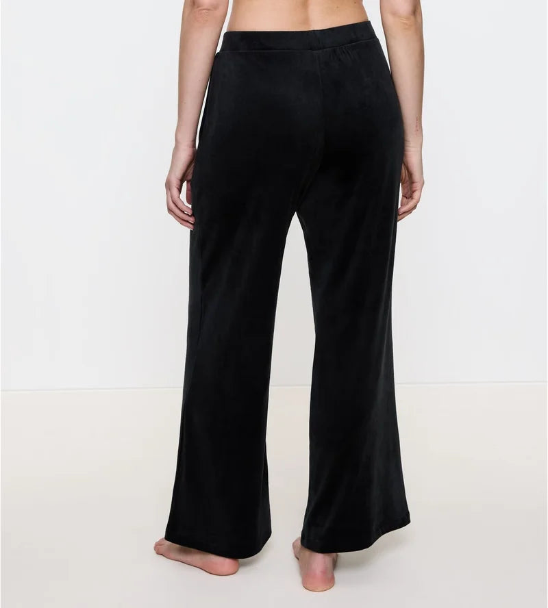 Triumph - Sensual Velour Wide Leg Trousers Black