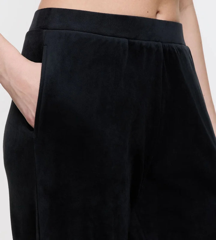 Triumph - Sensual Velour Wide Leg Trousers Black