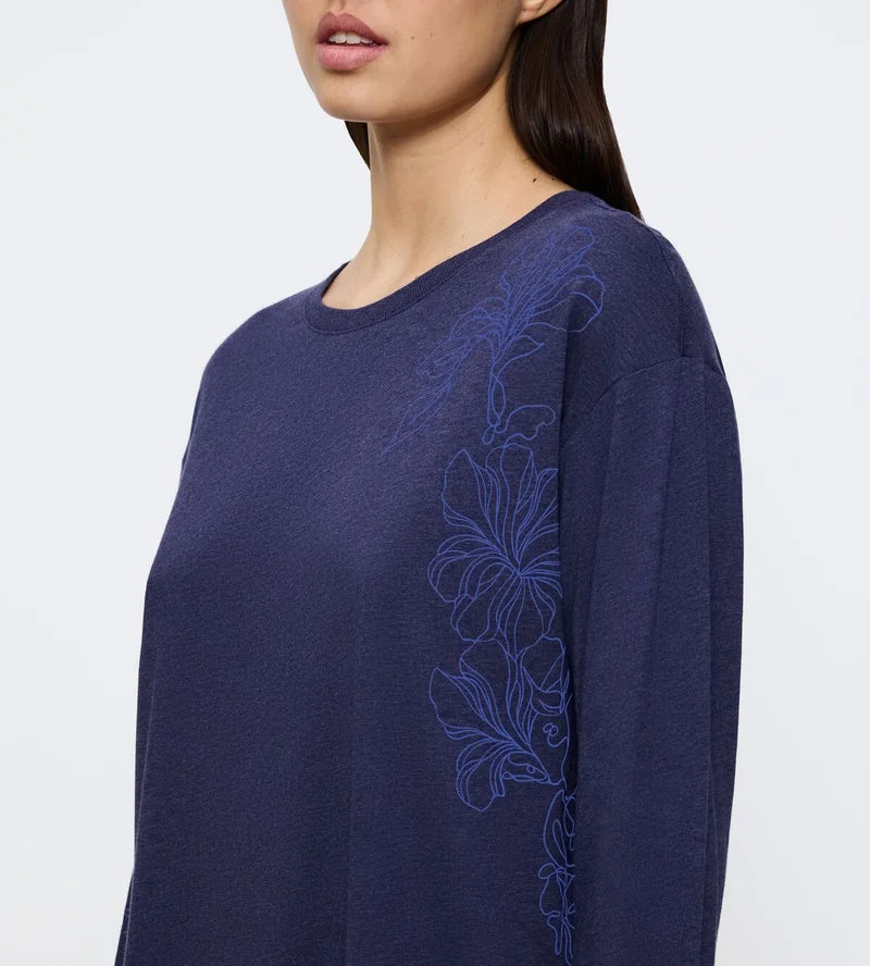 Triumph - Endless Comfort Long Sleeved Nighty Blue