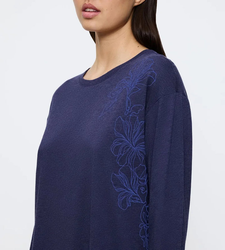 Triumph - Endless Comfort Long Sleeved Nighty Blue