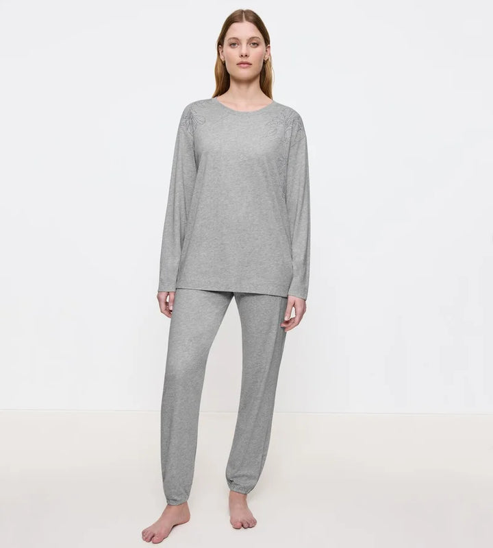 Triumph - Endless Comfort Pyjama Set Dark Grey Melange