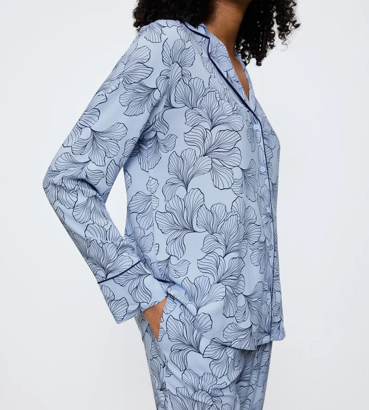 Triumph - Boyfriend Pyjama Set Blue Combination