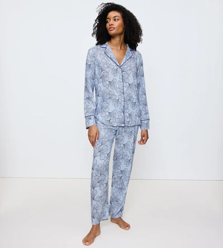 Triumph - Boyfriend Pyjama Set Blue Combination