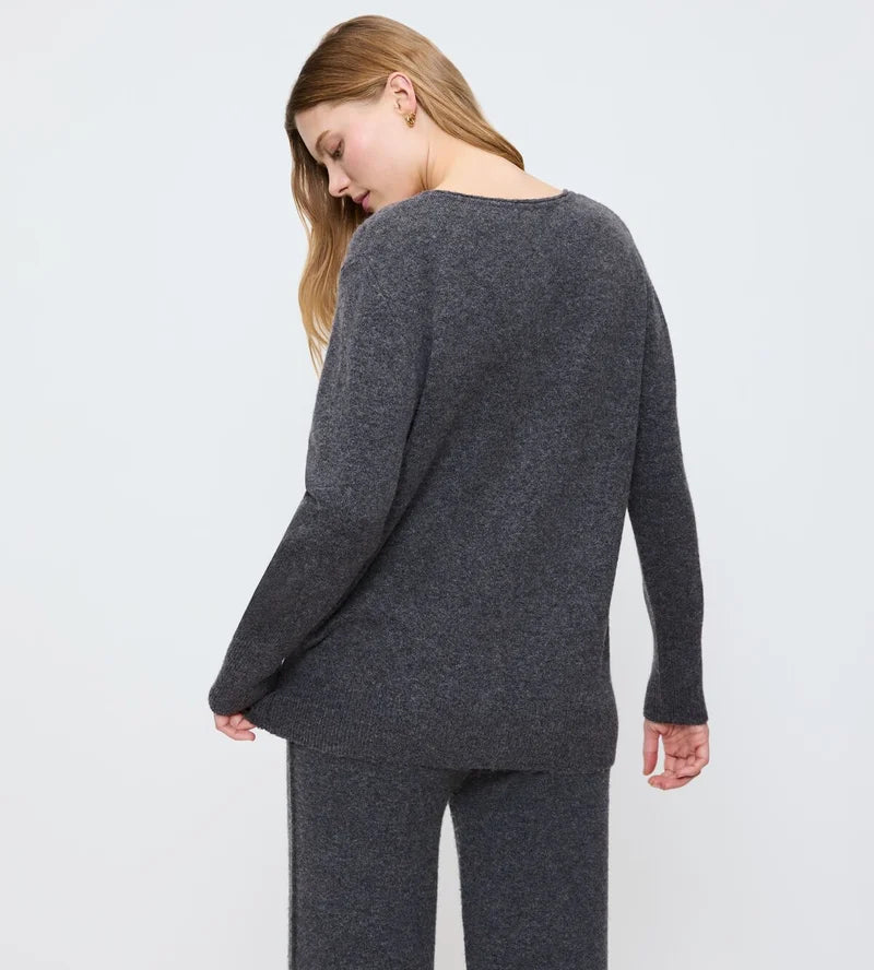 Triumph - Amourette Cozy Top Dark Grey Melange