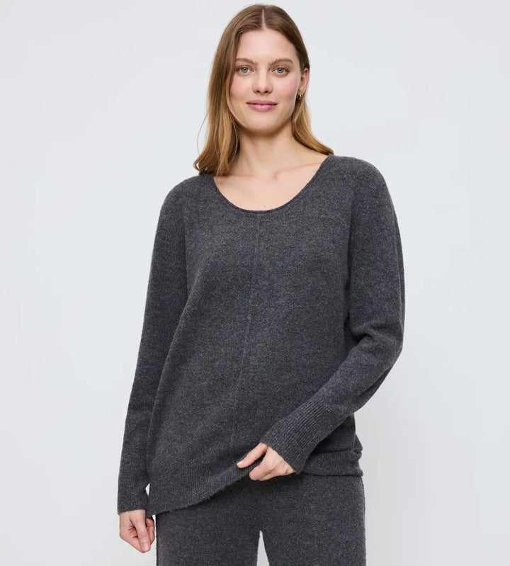 Triumph - Amourette Cozy Top Dark Grey Melange