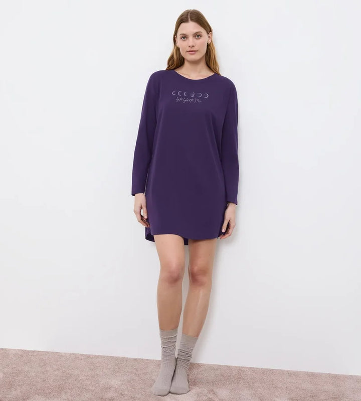 Triumph - Nightdresses Crew Neck Nighty Royal Purple