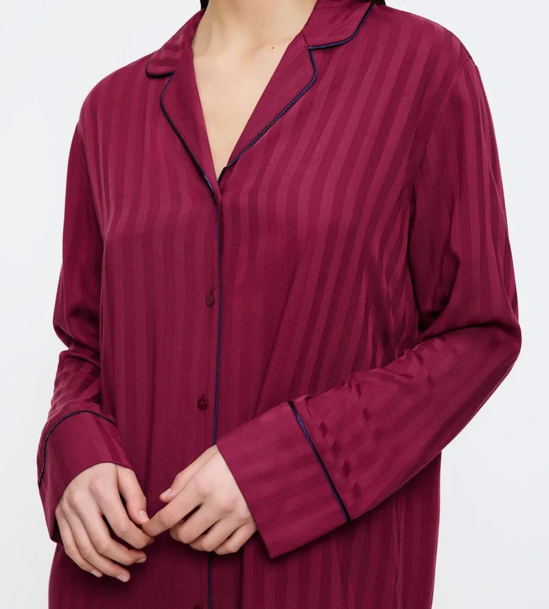 Triumph - Amourette Boyfriend Nightdress Sweet Marsala