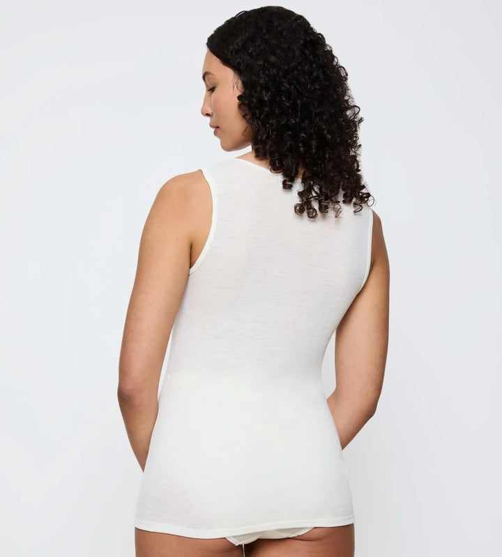 Triumph - Beauty Layers Sleeveless Top Wool Ecru White