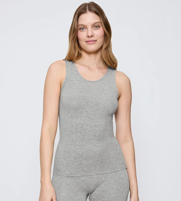 Triumph - Beauty Layers Sleeveless Top Wool Medium Grey Melange