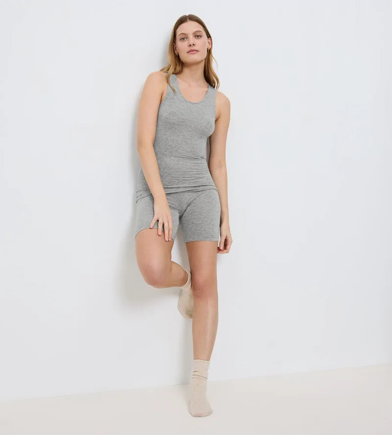 Triumph - Beauty Layers Sleeveless Top Wool Medium Grey Melange