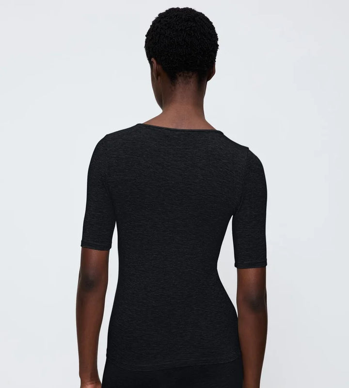 Triumph - Beauty Layers Short Sleeved Top Wool Black