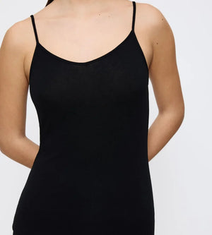 Triumph - Beauty Layers Spaghetti Top Wool Black
