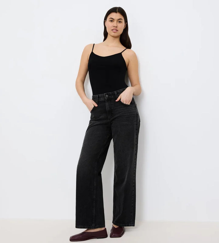 Triumph - Beauty Layers Spaghetti Top Wool Black