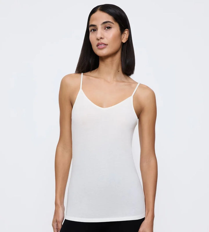 Triumph - Beauty Layers Spaghetti Top Wool Ecru White