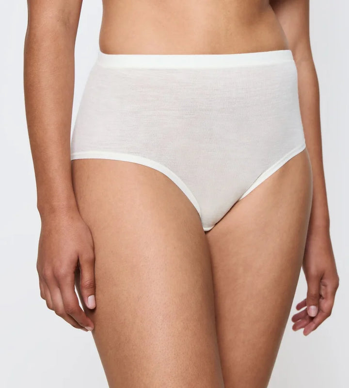Triumph - Beauty Layers Maxi Brief Wool Ecru White