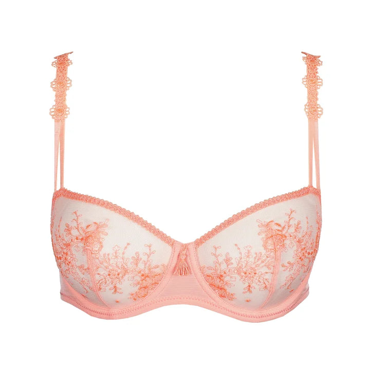 Marie Jo - Annaelle Balcony Bra Vertical Seam Neon Peach