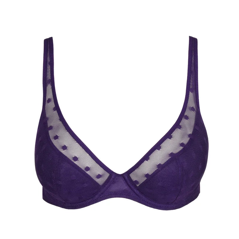 Marie Jo - Tulio Half Padded Plunge Bra Majestic Purple