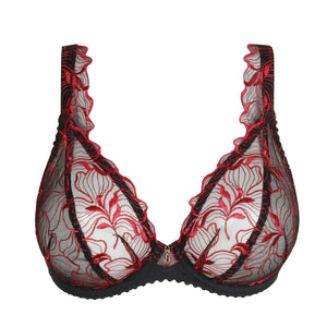Primadonna - Springdale Plunge Bra Black Rose