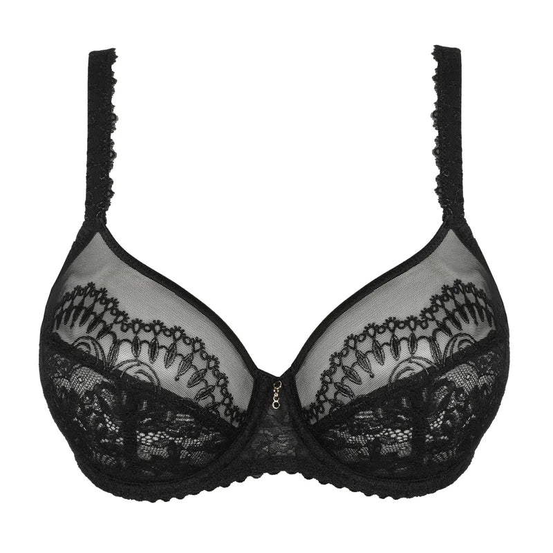 Primadonna - Shimla Balcony Bra Vertical Seam Black
