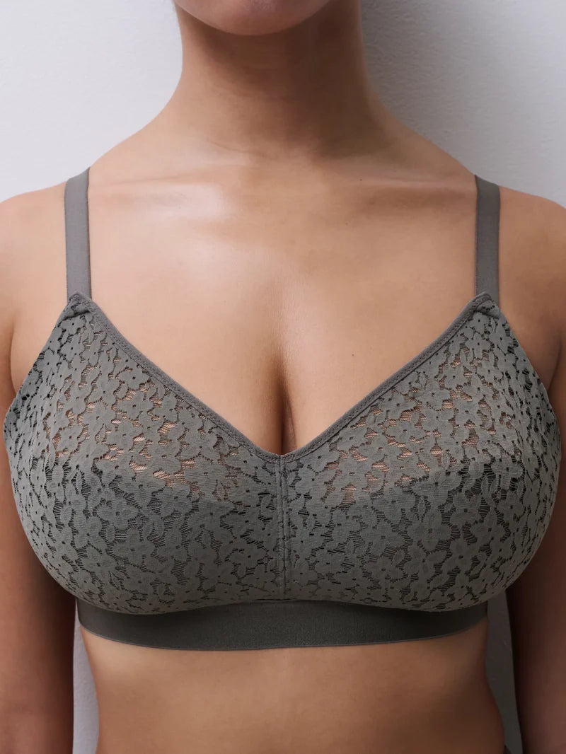 Chantelle EasyFeel - Norah Wirefree Support Bra Vert Argile