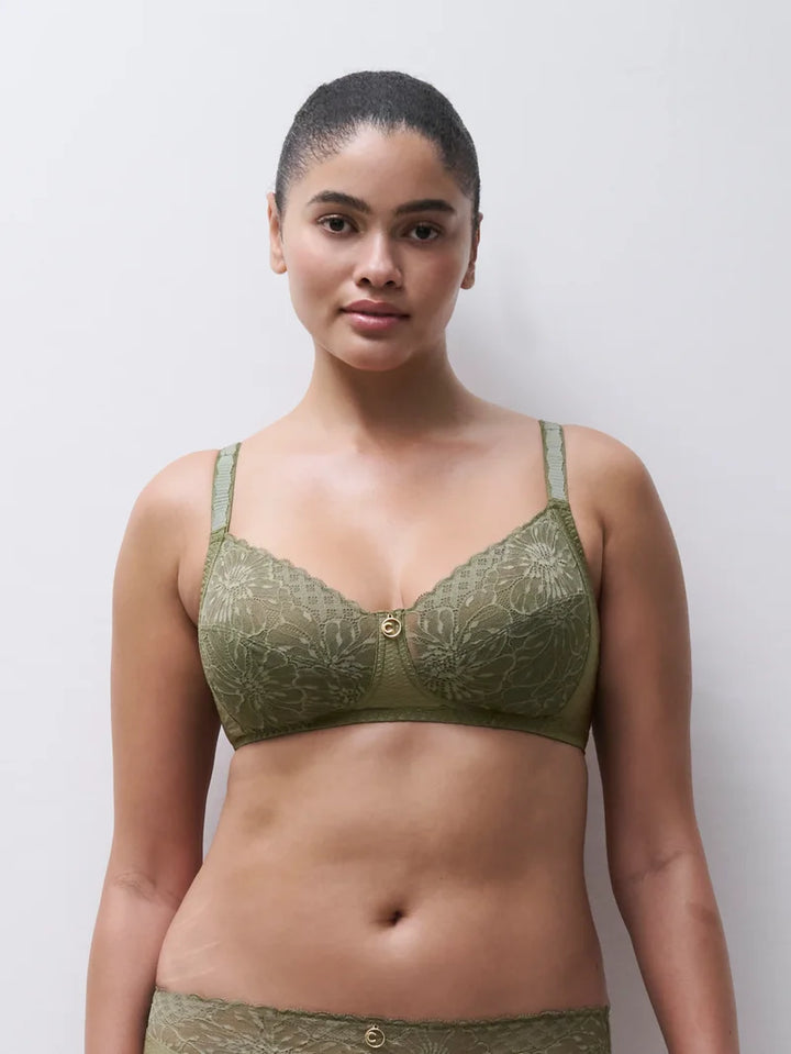 Chantelle - Sublime Wirefree Support Bra Army Khaki