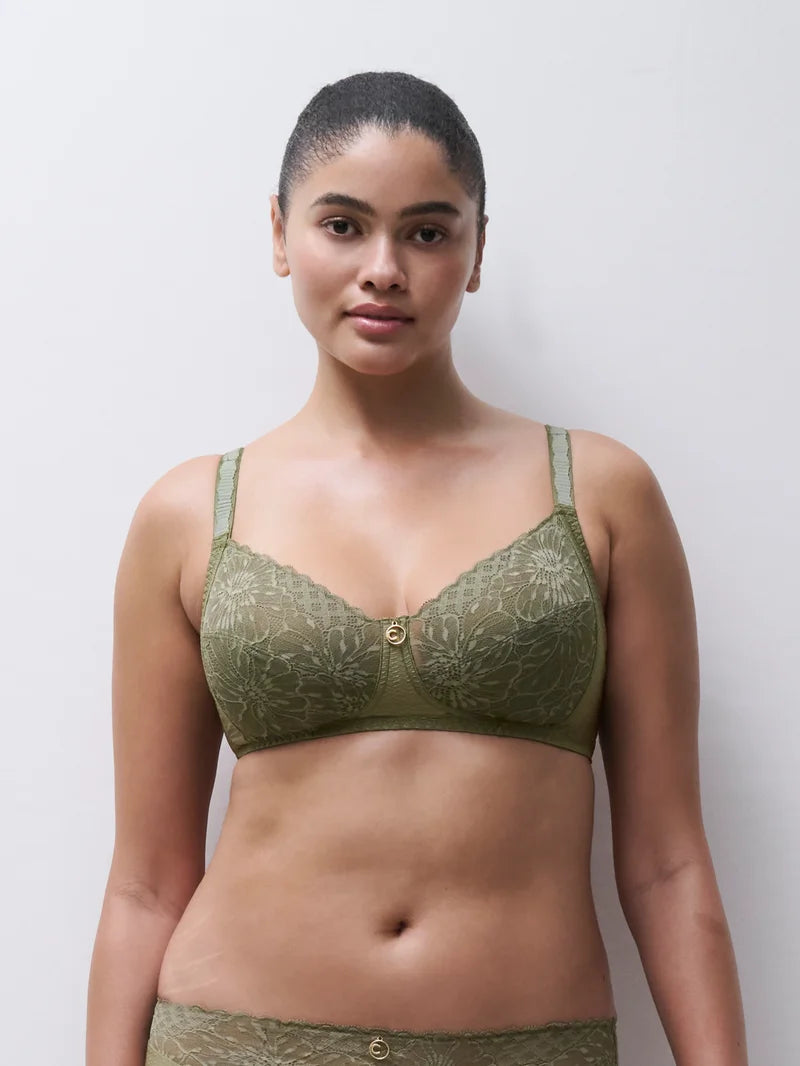 Chantelle - Sublime Wirefree Support Bra Army Khaki