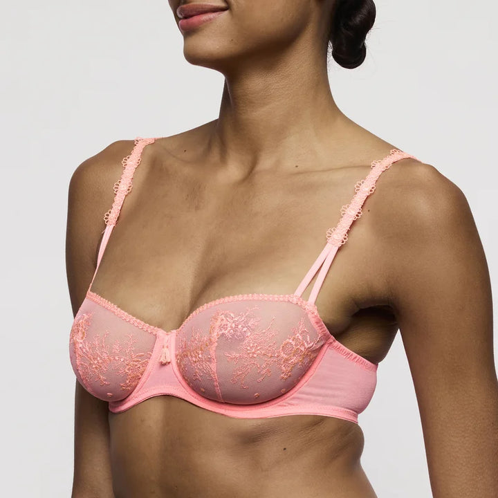 Marie Jo - Annaelle Balcony Bra Vertical Seam Neon Peach