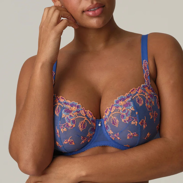 Primadonna - Lenca Balcony Bra Vertical Seam Blue Eyes