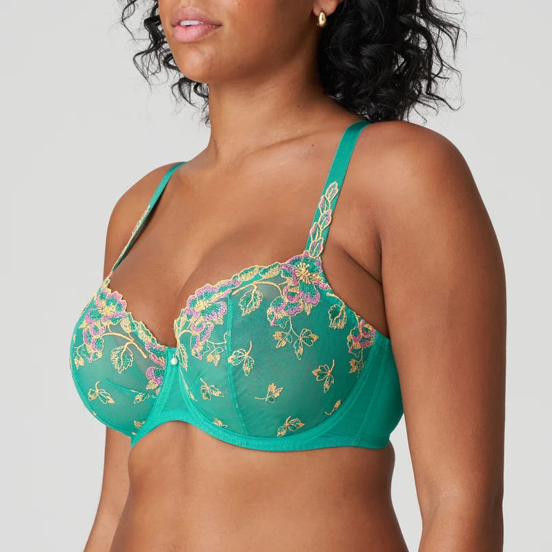 Primadonna - Lenca Balcony Bra Vertical Seam Sunny Teal
