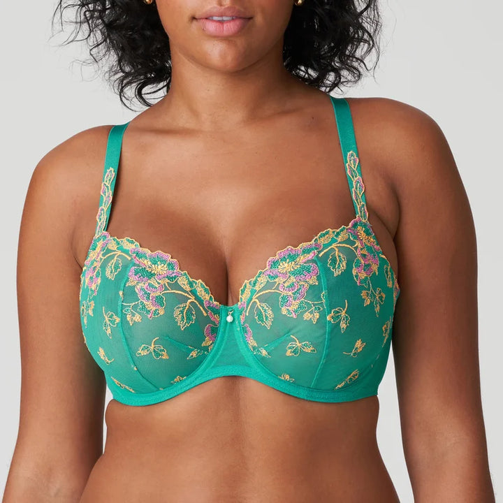 Primadonna - Lenca Balcony Bra Vertical Seam Sunny Teal