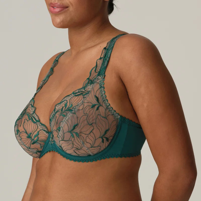Primadonna - Springdale Plunge Bra Jasper Green