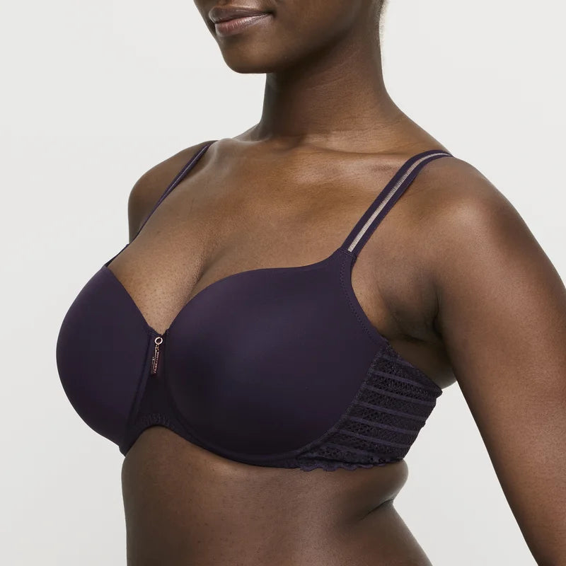 Primadonna Twist - East End Padded Bra Heartshape Amethyst