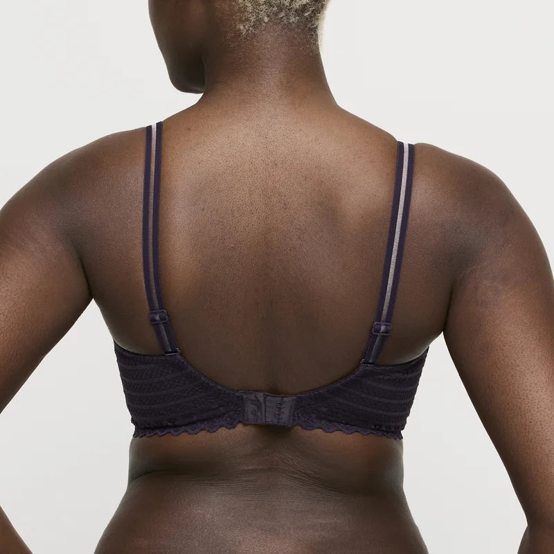 Primadonna Twist - East End Padded Bra Heartshape Amethyst