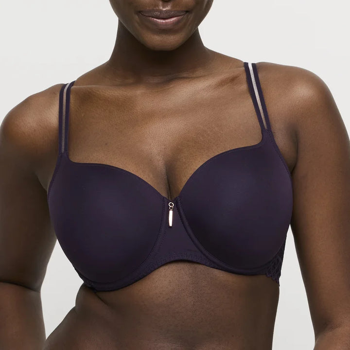 Primadonna Twist - East End Padded Bra Heartshape Amethyst