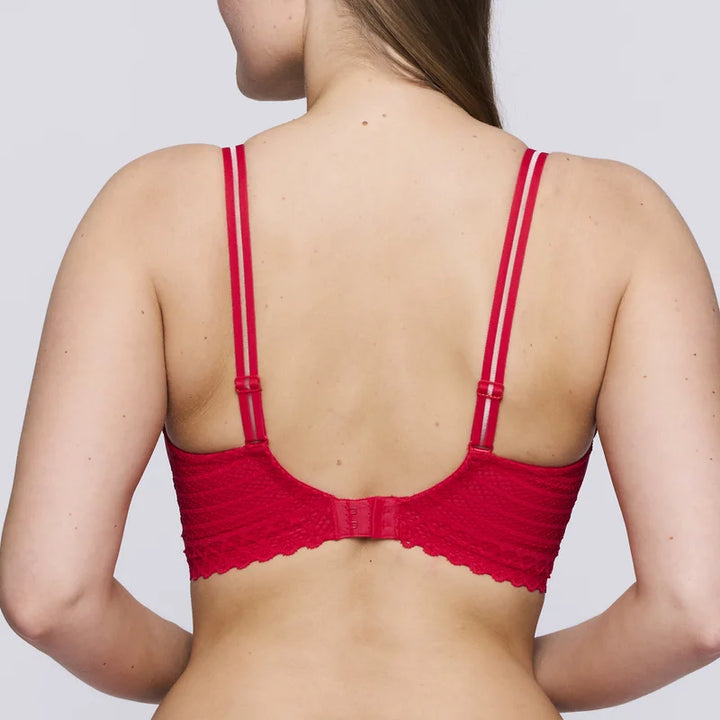 Primadonna Twist - East End Padded Bra Heartshape True Red