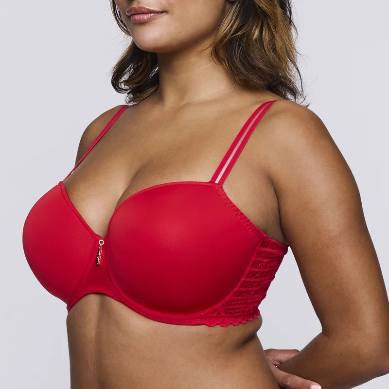 Primadonna Twist - East End Padded Balcony Bra True Red