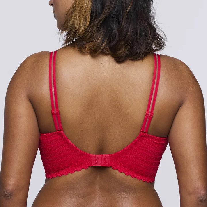 Primadonna Twist - East End Padded Balcony Bra True Red