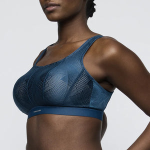 PrimaDonna Sport - The Game Sports Bra Wireless Deep Blue Sea