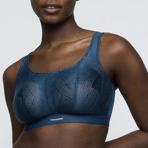 PrimaDonna Sport - The Game Sports Bra Wireless Deep Blue Sea