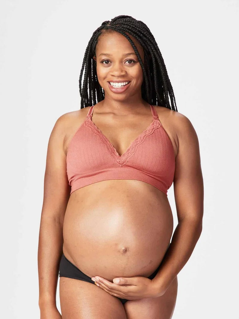 Cake Maternity - Tutti Fruitti Petitie Wireless Foam Plunge Bra Rust