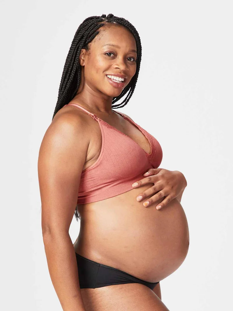 Cake Maternity - Tutti Fruitti Busty Wireless Foam Plunge Bra Rust